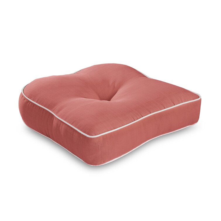 Red seat cushions for chairs hot sale